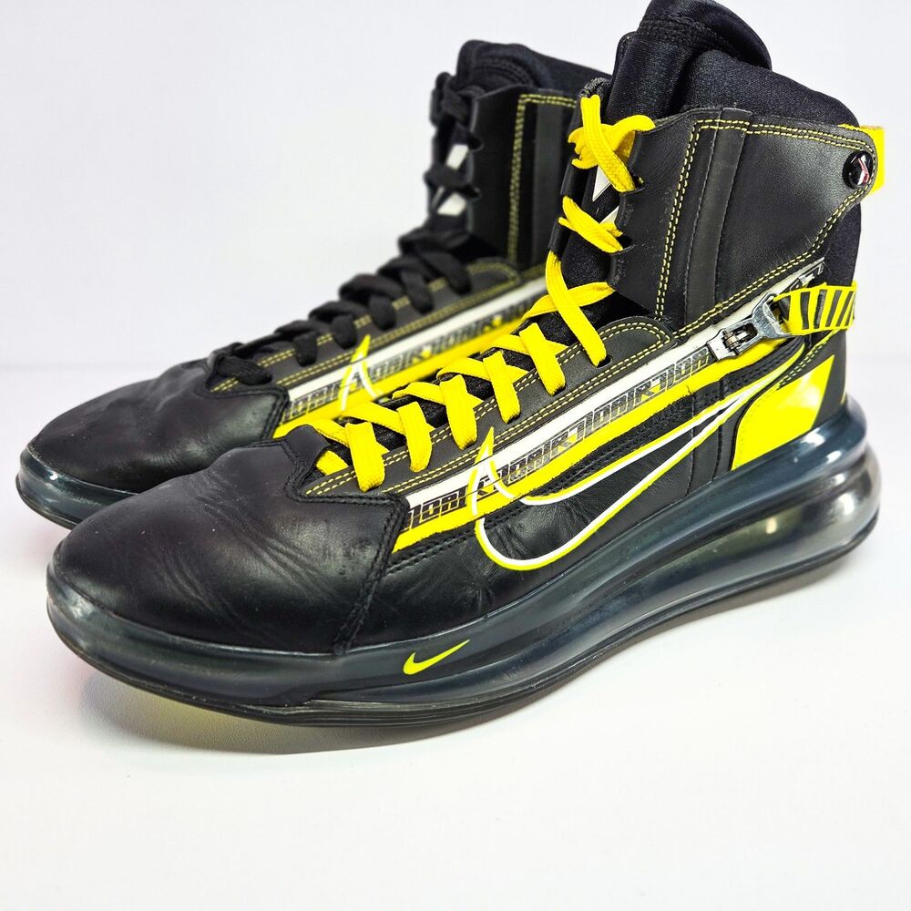 Nike Air Max 720 Saturn All-Star Motorsport Black Yellow Size 10M BV7786-001